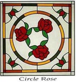 Leadlight CircleRose