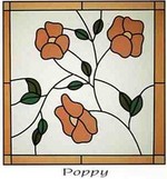 Leadlight Poppy